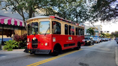 Molly Trolleys vehicle on street